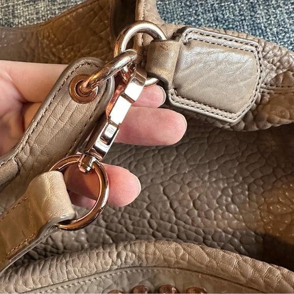 Pebbled Lambskin Darcy Hobo Tan Rose Gold Hardware - Picture 11 of 14